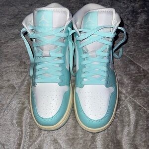 Jordan Mint and White High-Tops